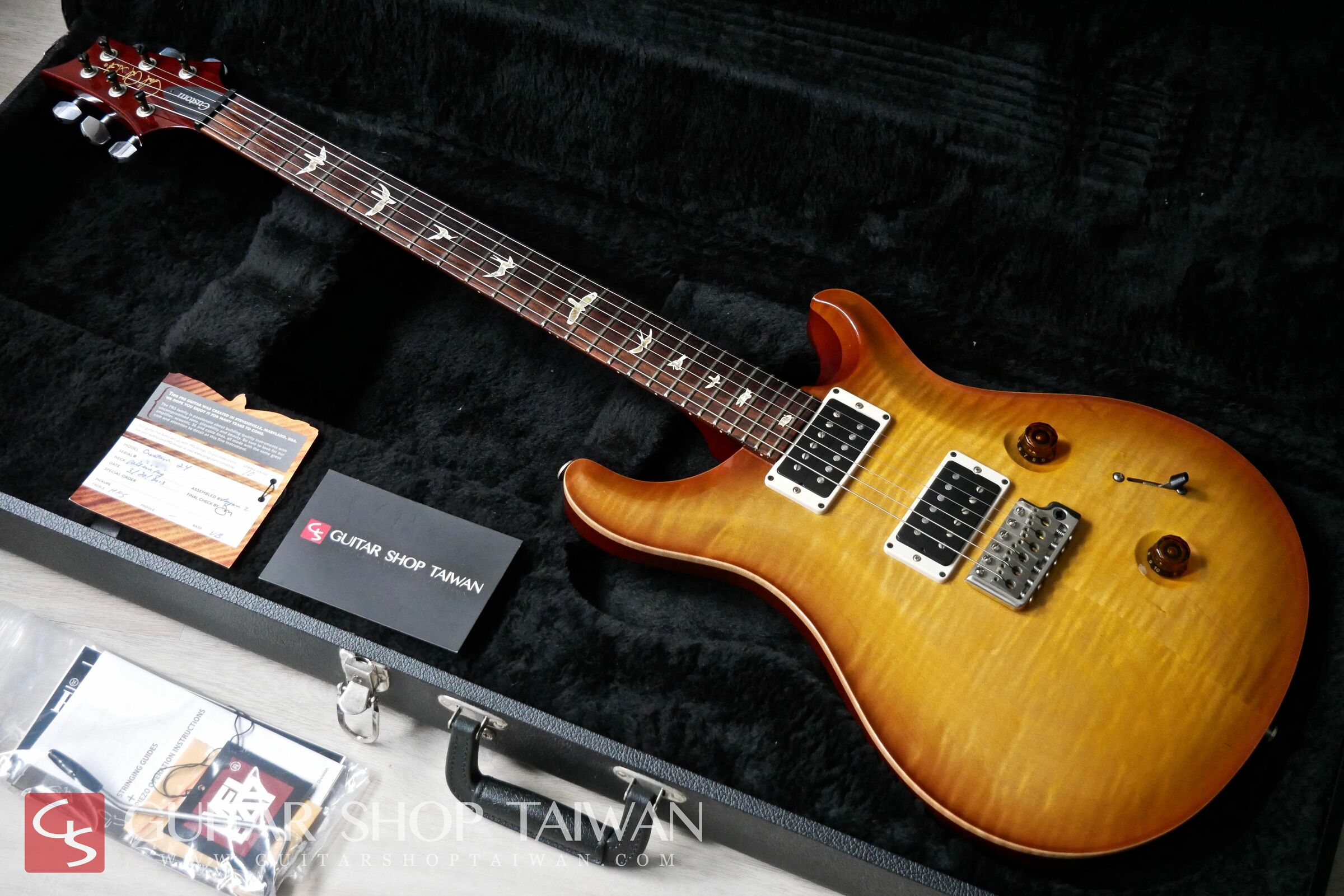 2013 PRS Custom 24-Livingston Lemon Drop – Guitar Shop Taiwan