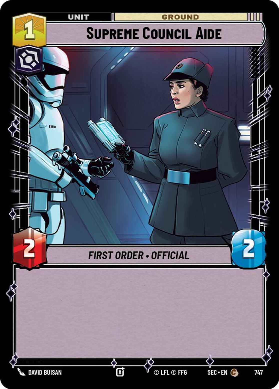Supreme Council Aide - Star Wars Unlimited DB
