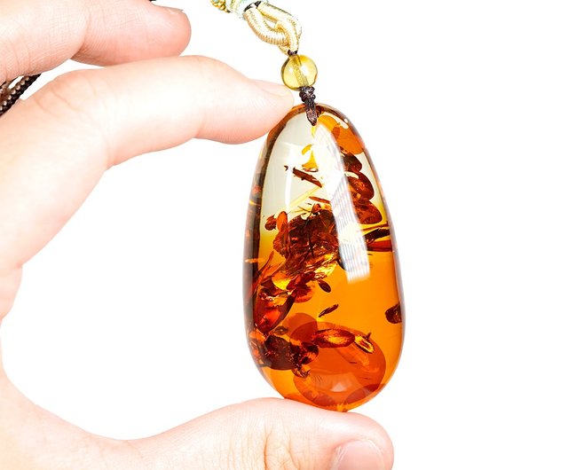 20%OFF】台湾 【正佳珠寶】蜜蝋琥珀 最高級 高透明度 花琥珀 27.2g