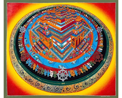 送料無料 50%OFF】ネパール 3Dマンダラ – チベット仏教アート Boudha