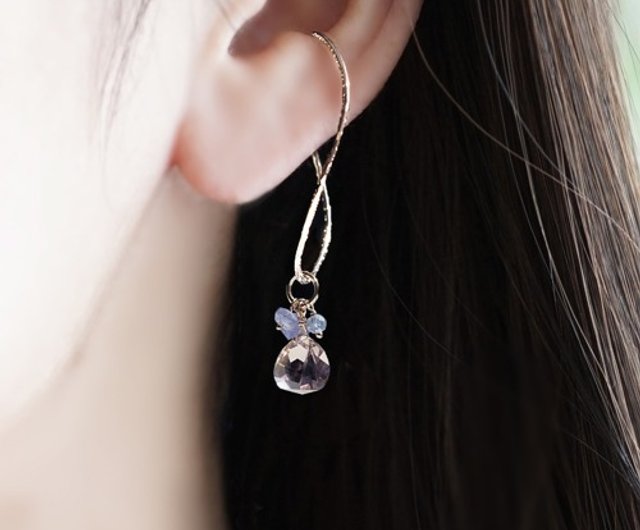 14KGF ムーンストーンとアメトリンのチャーム