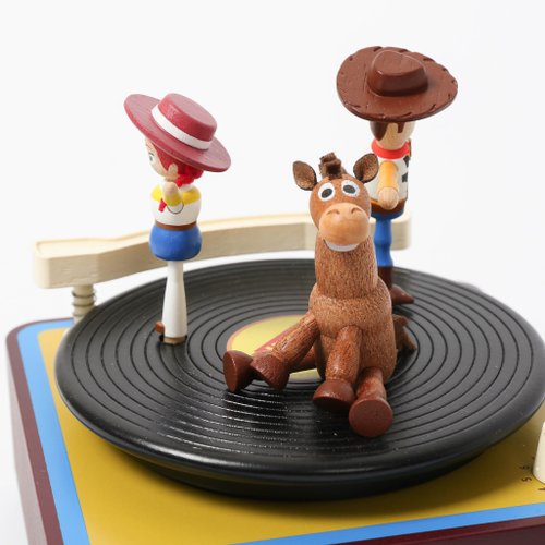 台湾 【ウッディ蓄音機】トイ・ストーリー 多回転オルゴール