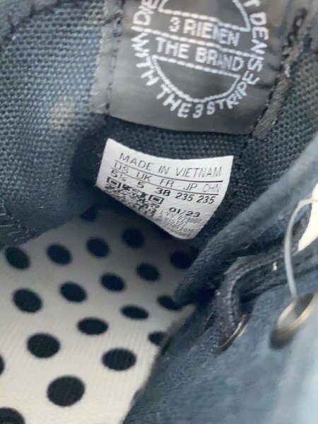 adidas(アディダス) / ハイカットスニーカー/23.5cm/NVY/id5127 | 中古