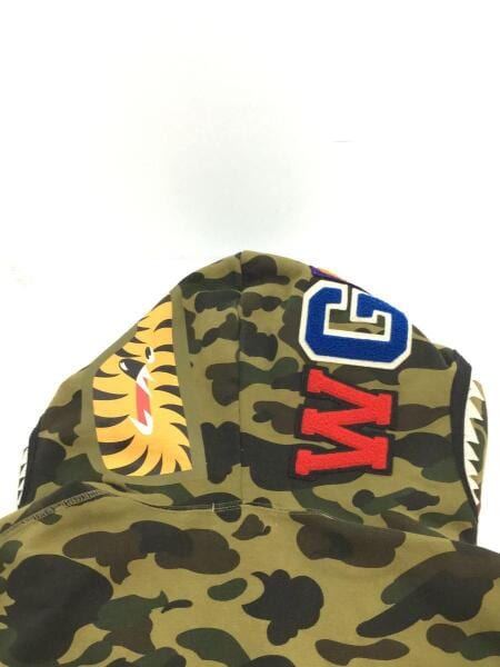 A BATHING APE(アベイシングエイプ) / ジップパーカー/L/コットン/KHK