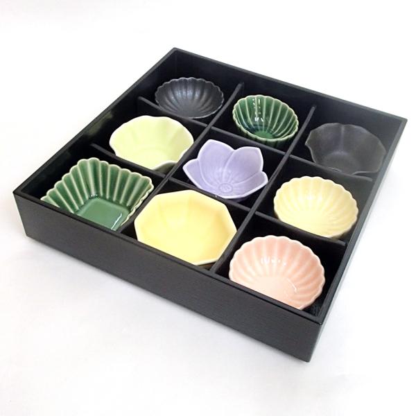 松花堂弁当箱 6つ仕切り箱 和食器 業務用 9セット 松花堂弁当箱 6つ