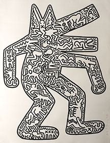 キース・ヘリング Keith Haring Dog (Littmann p.49) | ONLINE STORE