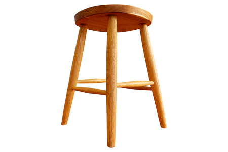 うさぎスツール 1脚 (甘楽木工房製作)｜椅子 丸椅子 チェア 木製 天然