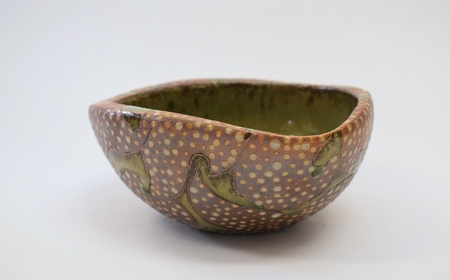 釉彩鉢 和食器 深皿 陶芸品《受注制作》中鉢 変形 三角 深皿 皿 和食器