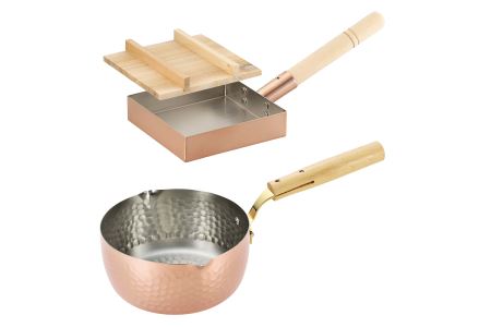 玉子焼き15cm (木蓋付)、雪平鍋セット | 新潟県燕市 | ふるさと納税