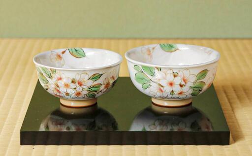 陶あん】京焼・清水焼 夫婦ふくりん茶碗・ふくりん湯呑セット | 京都府