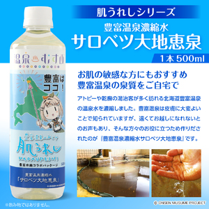 豊富温泉 濃縮温泉水 サロベツ大地恵泉 (500ml×6本) | 北海道豊富町
