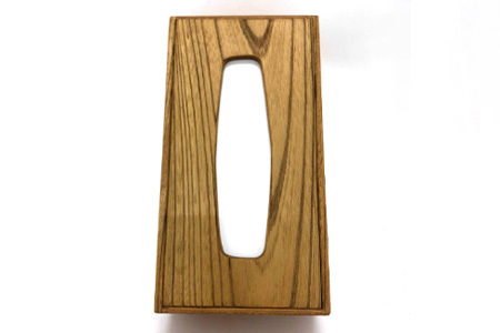 ティッシュケース（ケヤキ）KT-9-3【徳島 那賀 木製 木製品 ケヤキ 欅