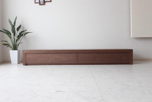 ICHI TV Borad 2400mm】ウォールナット オイルフィニッシュ リモコン