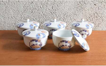 深川製磁 【有田焼】染錦花丸紋 土瓶茶器揃 A500-25 | 佐賀県有田町