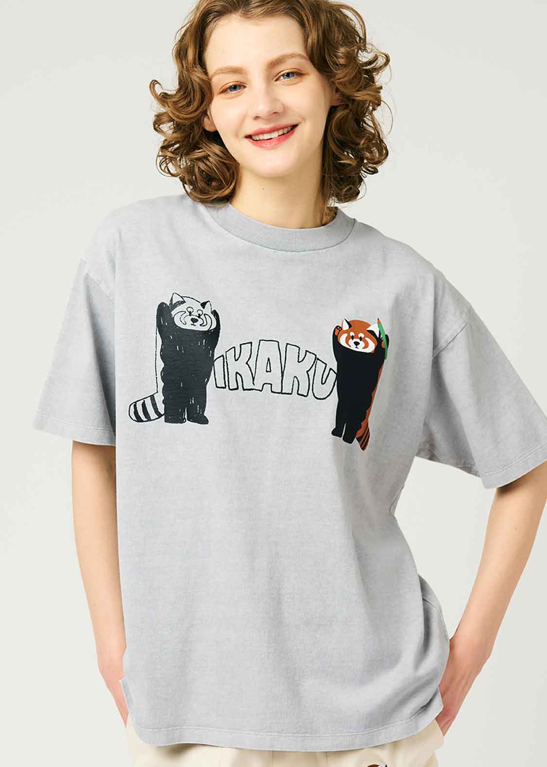 イカクドローイング｜ピグメントビッグシルエットTシャツ｜ユニ