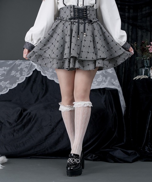 コルセットレースアップフレアスカート（スカート）｜Pal elfy（パル