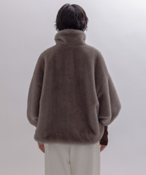 ミンクファー スタンドネックショートコート Eimee Law│Eimee Law