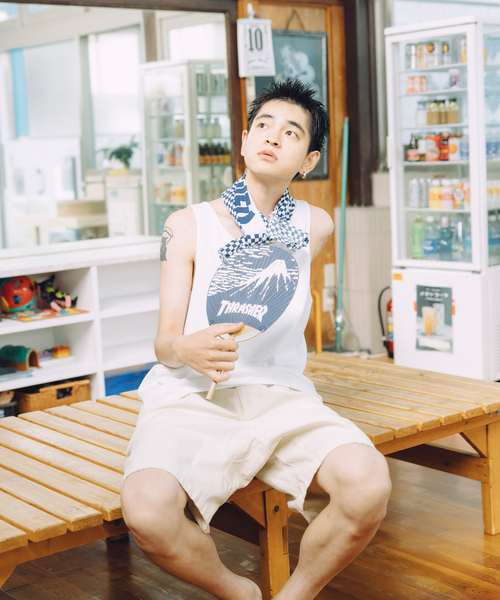 THRASHER / スラッシャー 手ぬぐい × ICHIMATSU（ハンカチ/ハンド