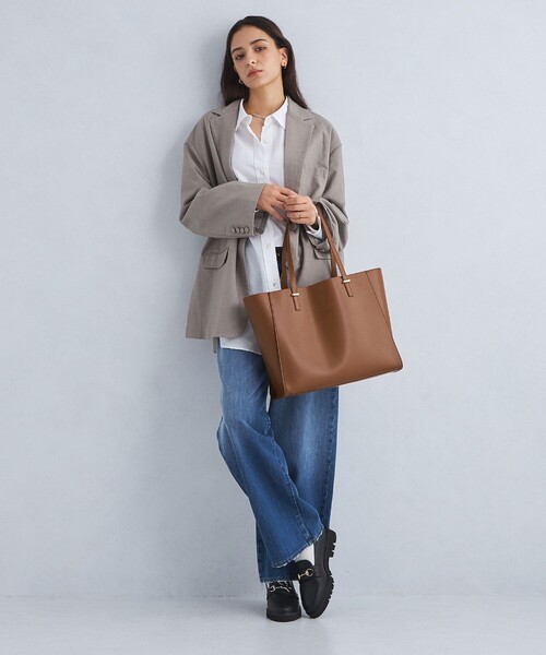 WEB限定】ワンポイント シンプル トートバッグ（ソフトPCバッグ付