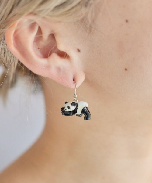 セール】《チタンポスト/WEB限定》パンダ/サル/アニマルピアス（ピアス