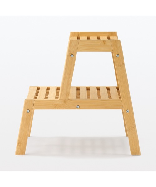 セール】竹材 踏み台 約幅41×奥行52×高さ47cm（家具）｜無印