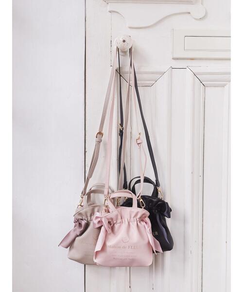 Maison de FLEUR（メゾンドフルール）の「ミニダブルリボン2Wayトート