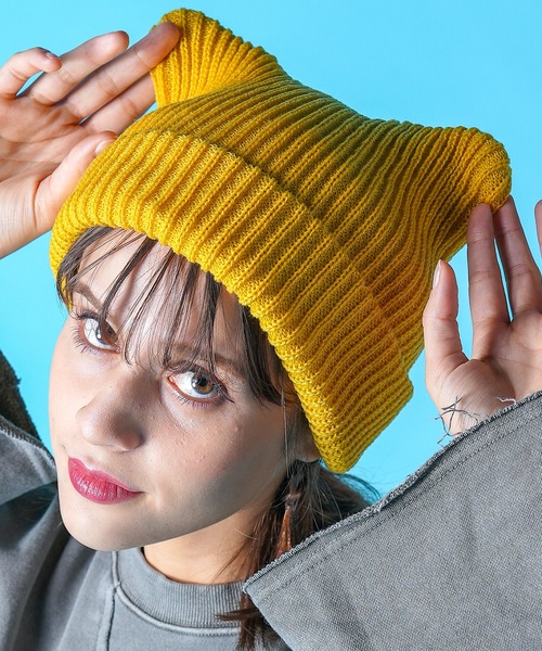 an meets zakka（アンミツザッカ）の「an meets zakka 猫耳ニット帽