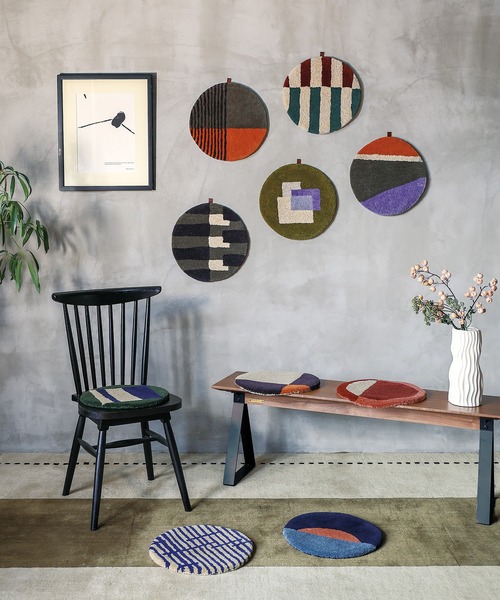 a.depeche:アデペシュ】ウールチェアパッド おしゃれなギフトに最適