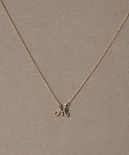 JUPITER（ジュピター）の「【K10】イニシャルネックレス/40.5cm