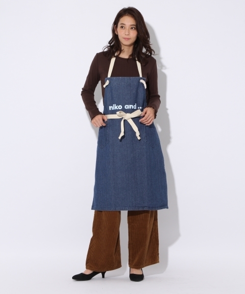 オリジナル ニコロゴエプロン（エプロン）｜niko and（ニコアンド