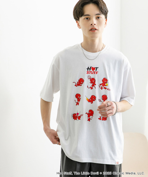 セール】『別注』HOT STUFF×SENSE OF PLACE プリントTシャツ B（T