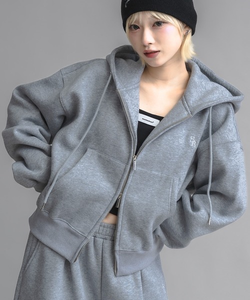 ユニセックス】コンパクトダブルジップパーカー（パーカー）｜17HR