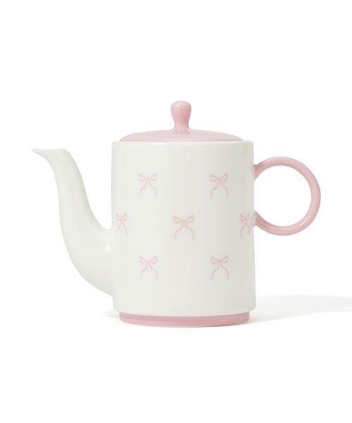 リボン ティーポット ピンク（食器）｜Francfranc（フランフラン）の