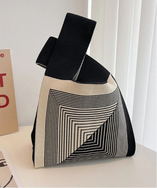 Port（ポート）の「2way ニット ミニ トートバッグ / かぎ針 編み