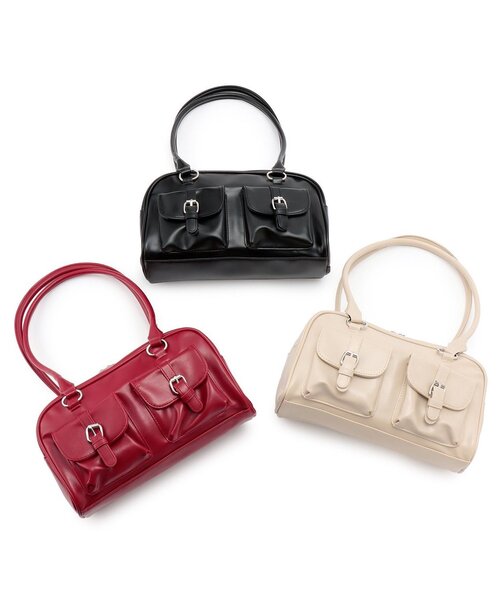 ロングハンドルボストン（ボストンバッグ）｜LOVETOXIC