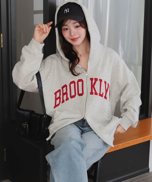 セール】WEGO/【26年春 新色登場】グラフィック ダブルZIP BIGパーカー