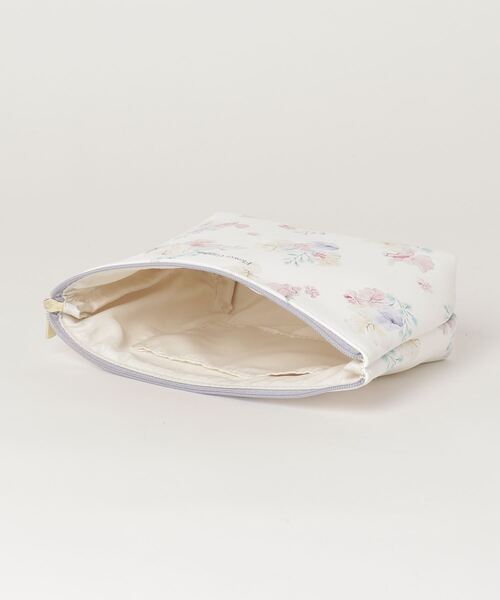 フェミニン総柄/ マチ付きポーチ（ポーチ）｜Flowering（フラワー