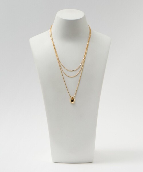 3WAY チャーム ネックレス（ネックレス）｜green label relaxing