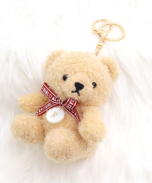 algy（アルジー）の「イニシャルチャーム クマR（キーホルダー）」 - WEAR