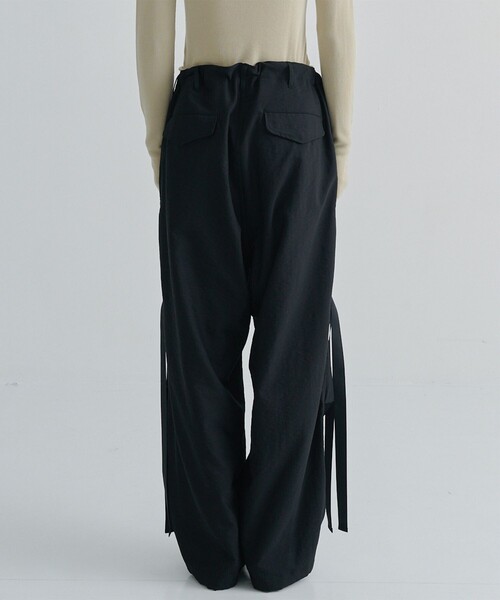 08sircus/08サーカス】Wo/Ny poplin parachute pants/パラシュート