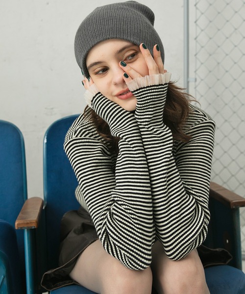 セール】【forksy.】＜エブリデイシリーズ＞シアーフリルカフス