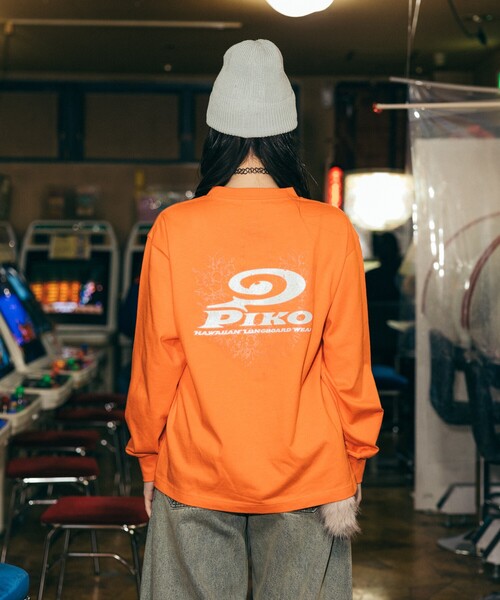 セール】PIKO × FREAK'S STORE/ピコ 別注 ビッグロゴ ロンT（Tシャツ