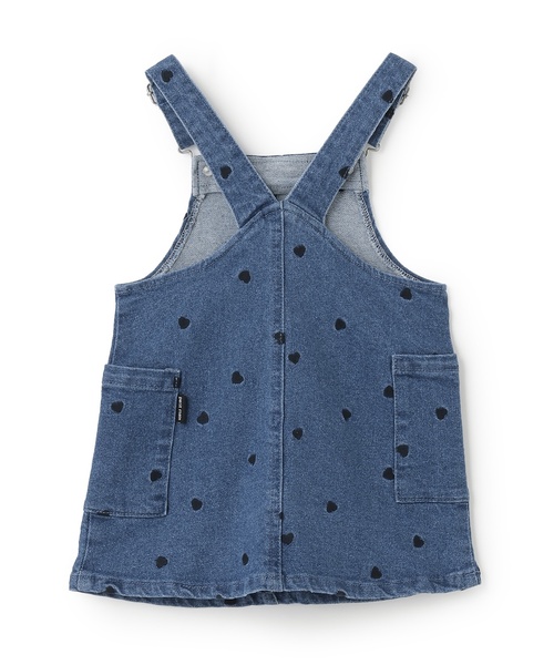 セール】【リンク】刺しゅうサロペスカート（ジャンパースカート