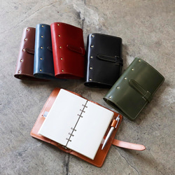バイブル B6】 システム手帳 カバー／栃木レザー6色展開 ※受注生産