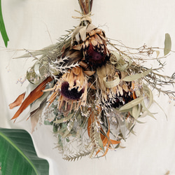 再販】ネイティブフラワーのスワッグ(ドライ) スワッグ hanaya＊as