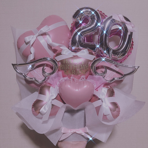 バルーンギフト バルーンアレンジ ナンバーバルーン 生誕祭 フラスタ