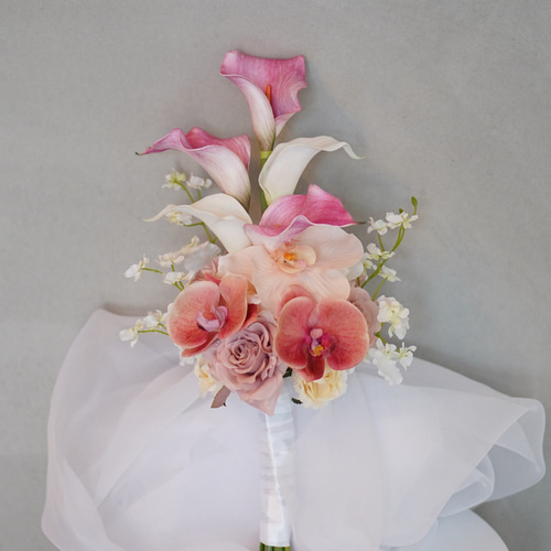 アーティフィシャルフラワーブーケ ウェディングブーケ クラッチブーケ