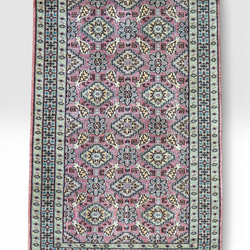 79×52cm 【ペルシャ絨毯 手織りギャッベ】アマレ族ギャッベ ギャベ