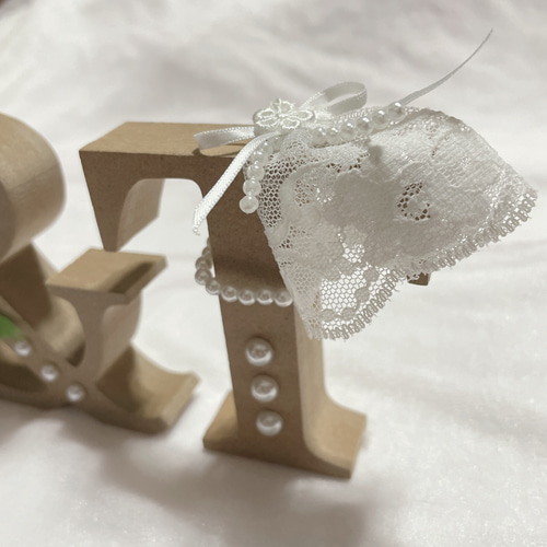 ハッピーウエディング❤︎ イニシャルオブジェでお出迎え ウェルカム