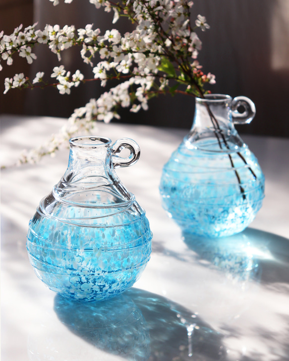 花色一輪挿し ネモフィラブルー」贈り物 ギフト サファイア スミレ